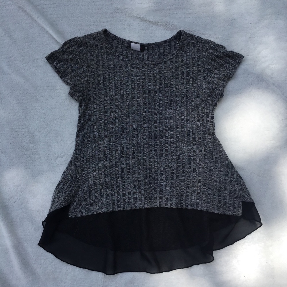 Girls Grey Top